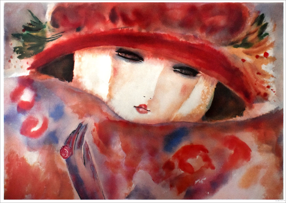 ポスター クレール・アステックス Portrait d'Agathe(アガサの肖像