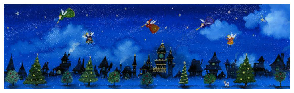 横山真弥 絵画(版画/アーカイバル) 天使の通り 7418|アート＆フレーム