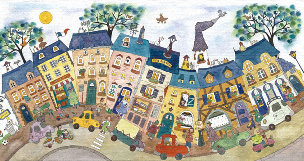 クリーブ 絵画 (版画/キャンバスジクレー) シティウェーブ 7824|アート