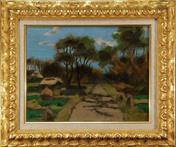 田崎広助 「武蔵野風景」 油彩6号｜【Arts Ship】のむら画廊