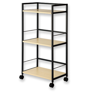 デスクワゴン3段 DWG03BK | 株式会社アスカ