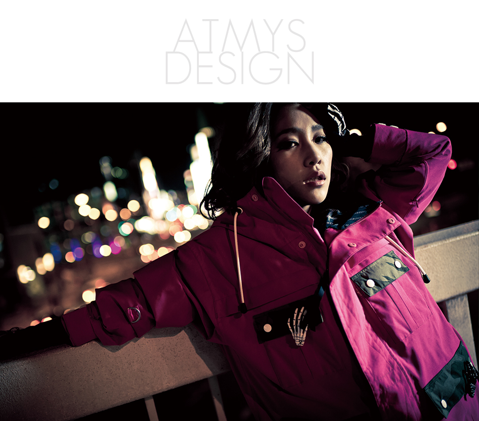 アトマイズ スノーボードウェア 赤と青のチェック柄 ATMYS(アトマイズ