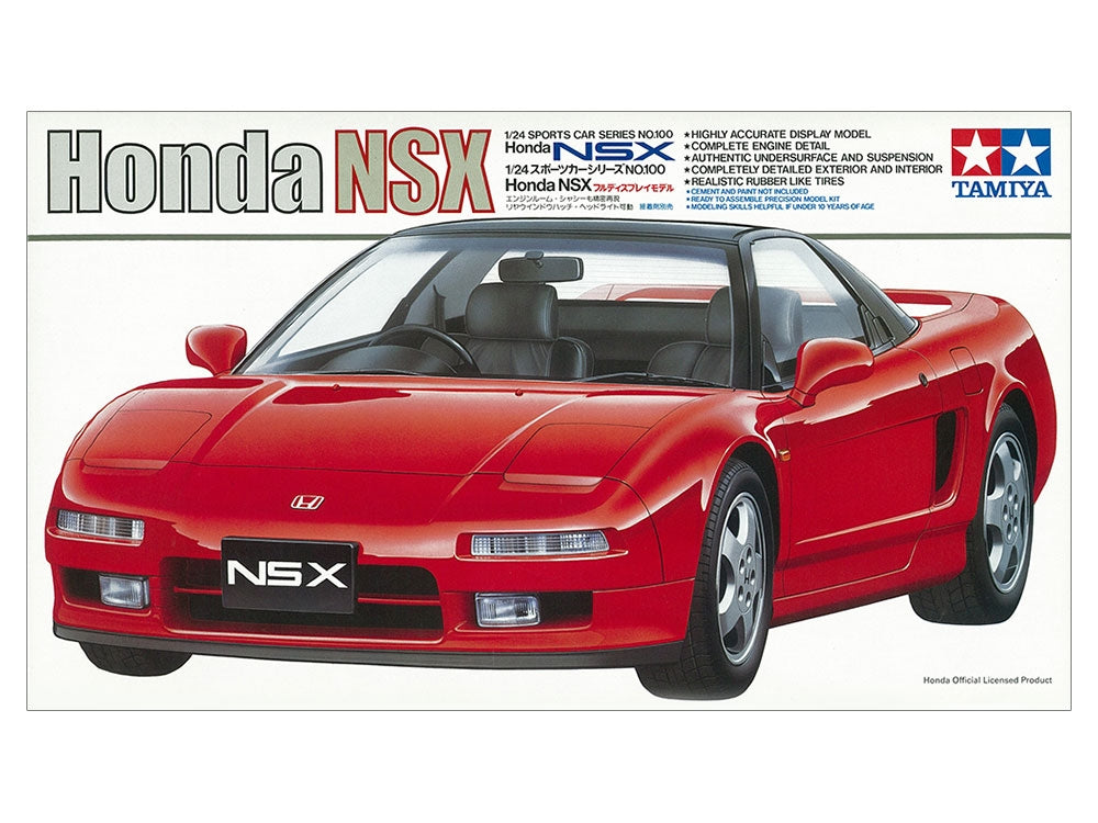 Tamiya Honda NSX 1:24 Scale Model Kit | Auto World Store