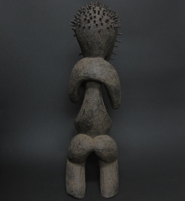 祖霊像(男性)<アフリカの木彫り像：アフリカ雑貨アザライ