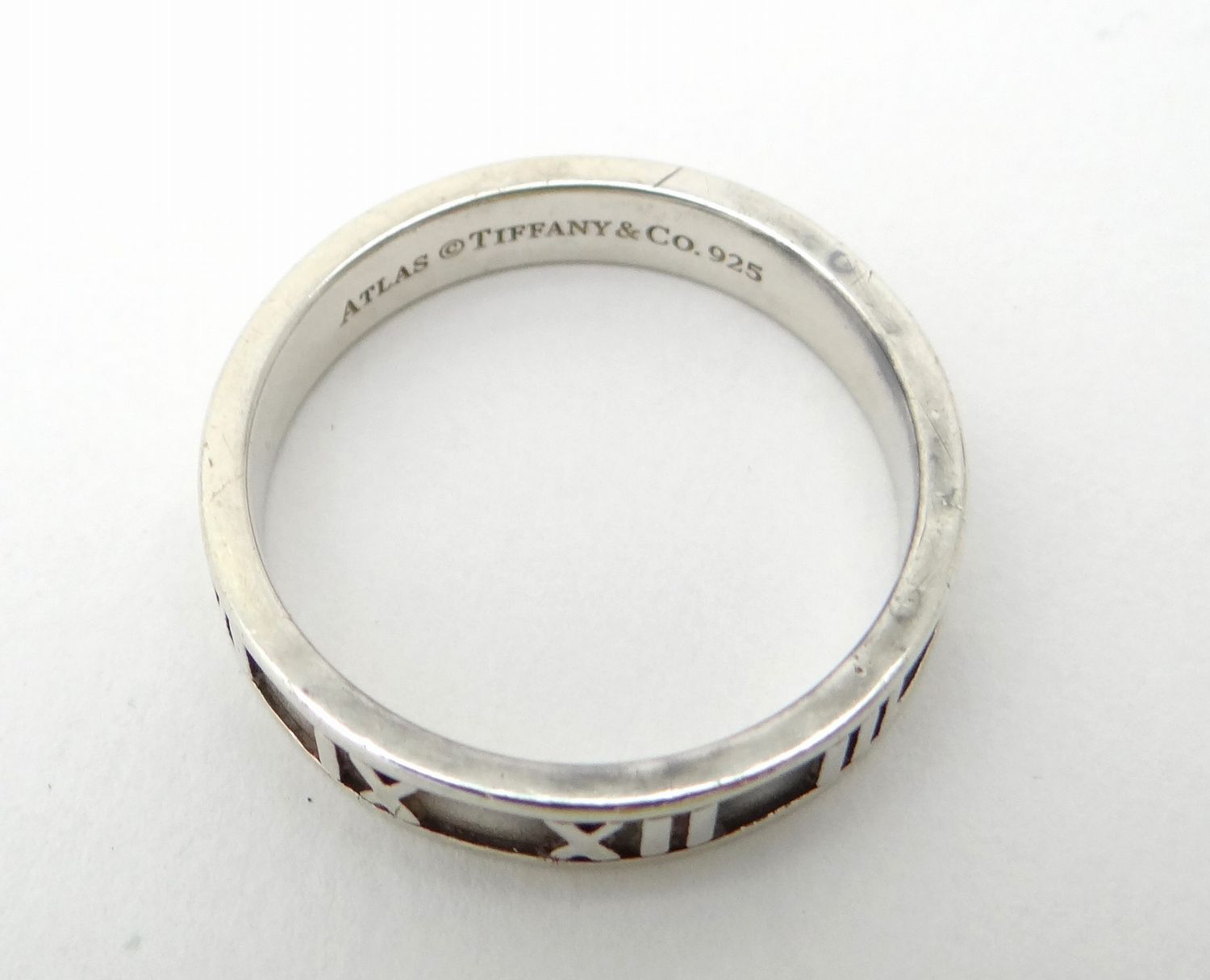 TIFFANY&CO. ティファニー アトラス リング 指輪 SV925 #18.5 USED品