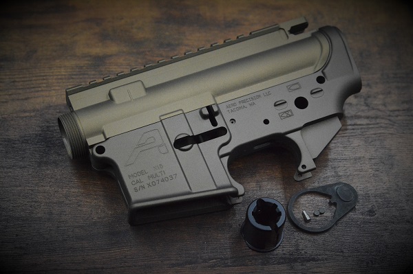 新品]MWS用アルミ製 AX-15アッパー・ロアレシーバー(限定1個) Guns