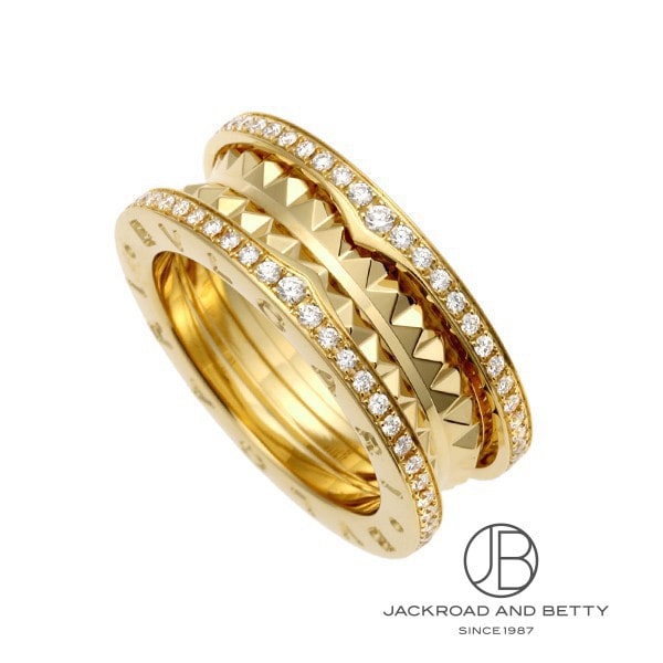 ビー・ゼロワン ロック ダイヤ 2バンド リング[358033 AN859092] B