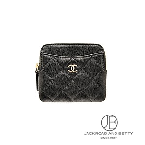 マトラッセ クラシック ジップ コインパース ブラック 黒[AP2061