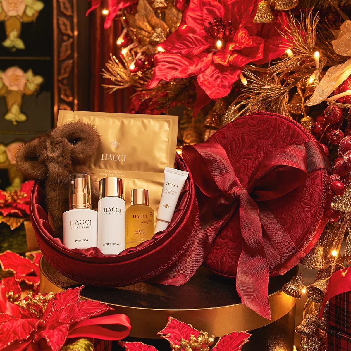 HACCI（ハッチ）×クリスマスコフレ2023】「ハニーレディ」やオイル