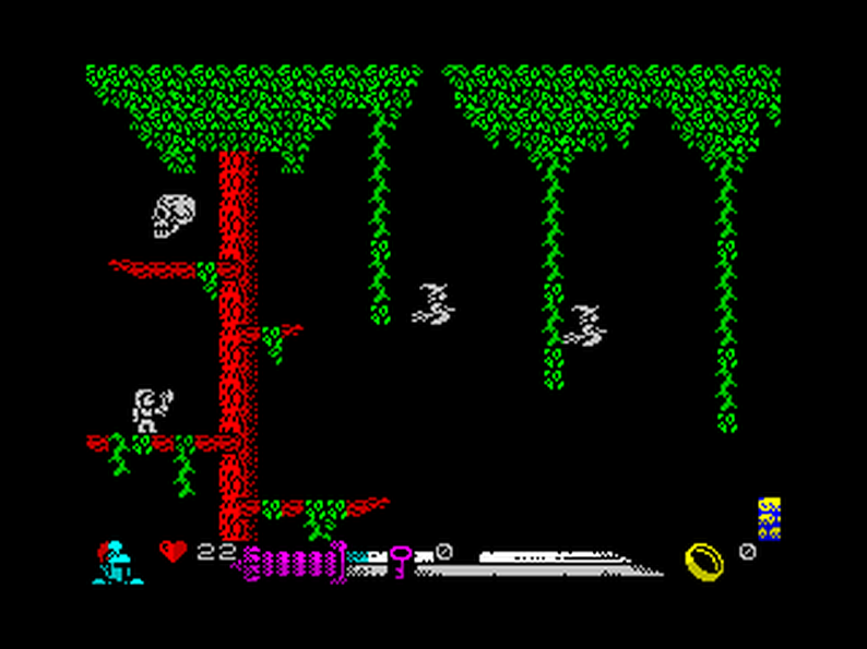 Cursed Castle II - ZX Spectrum 128k Only - Bitmap Soft