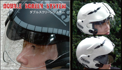 OSBEイタリア製パイロットヘルメット