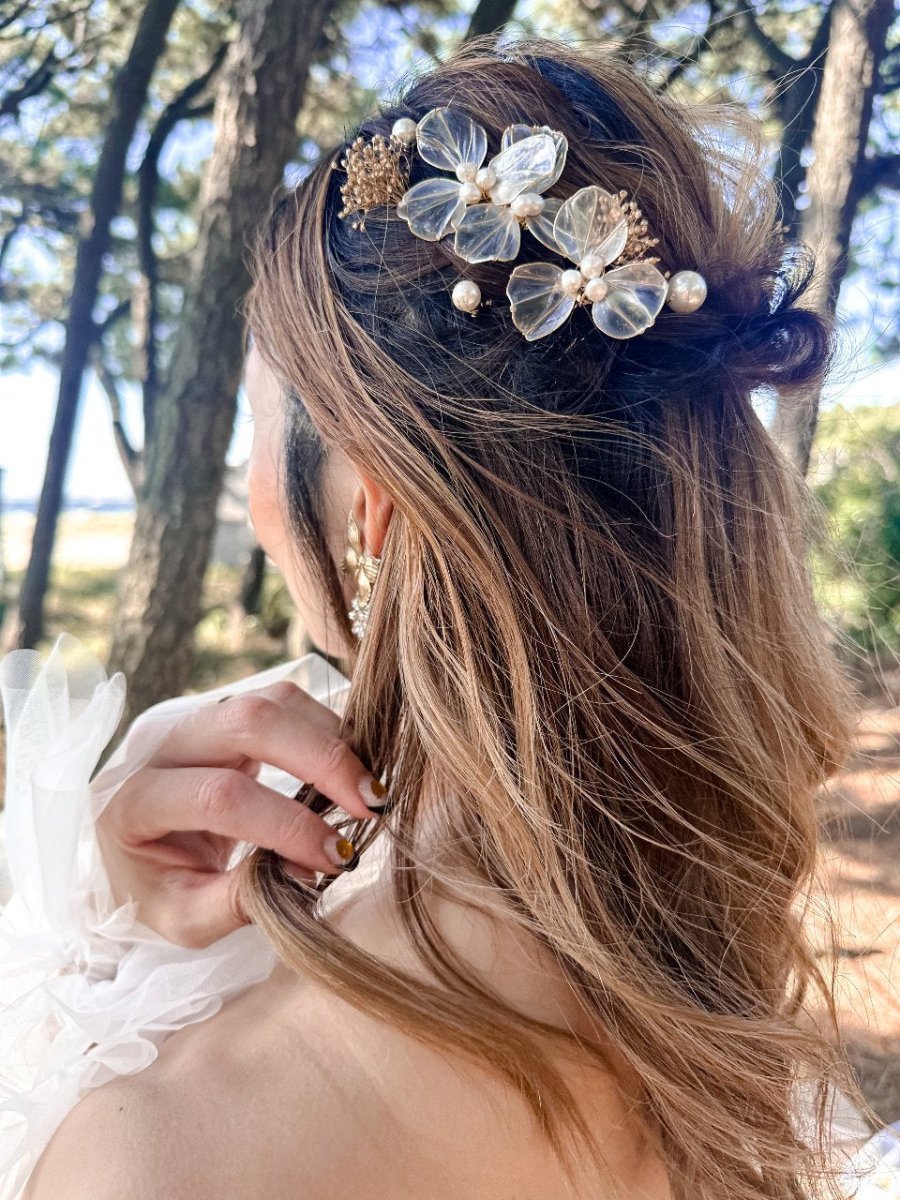 アメリカンフラワーヘッドパーツ 成人式 卒業式 和装髪飾り – おしゃれ