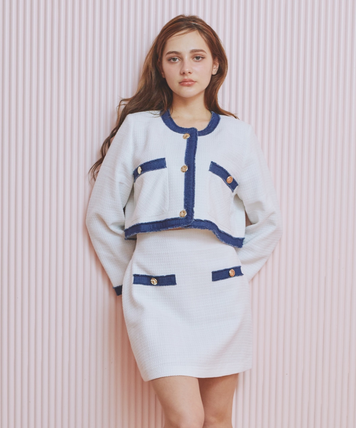 ファンシーツイードジャケット