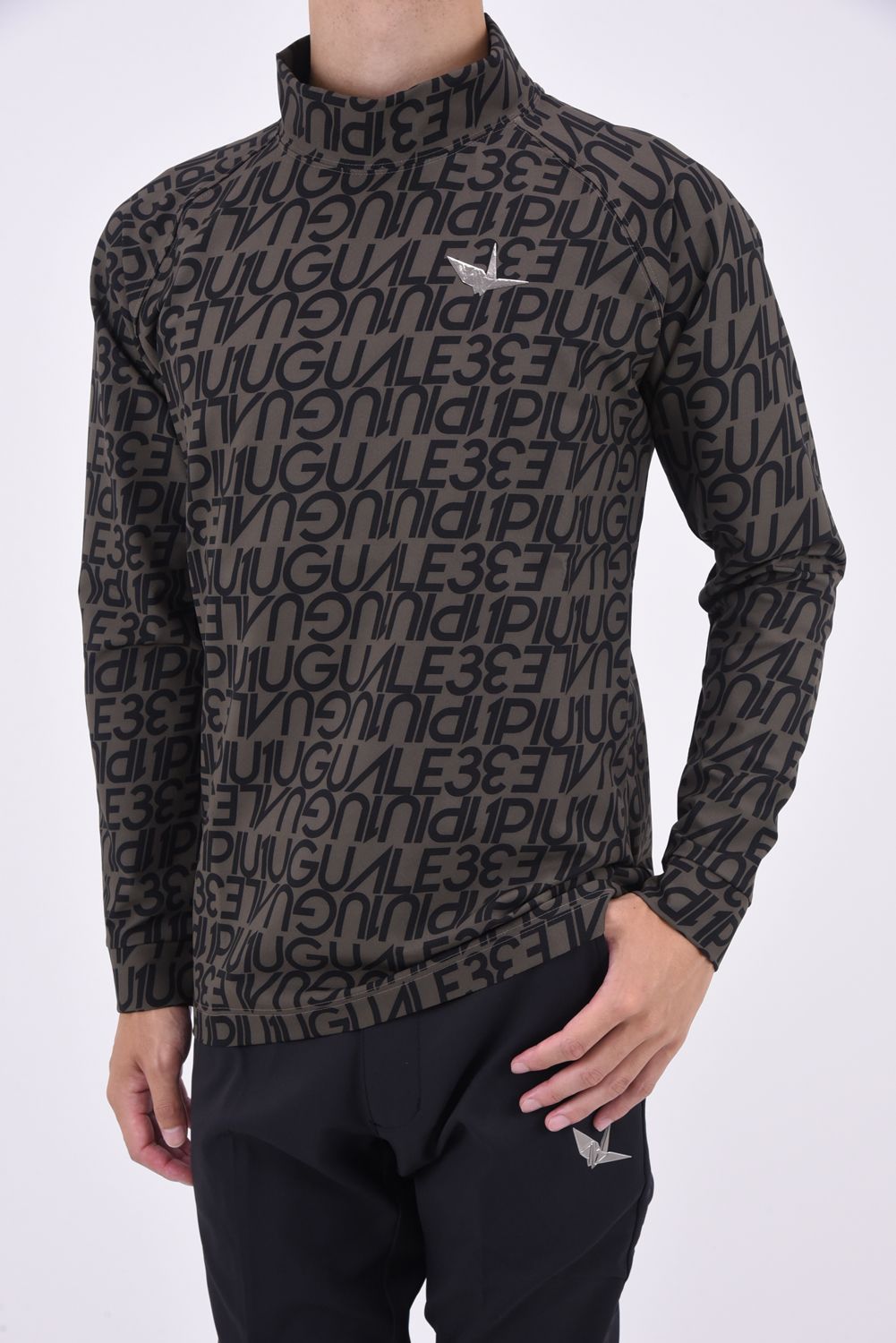 1PIU1UGUALE3 GOLF - 1PIU1UGUALE3 DI FULL LOGO MOCK / 113総柄ロゴ