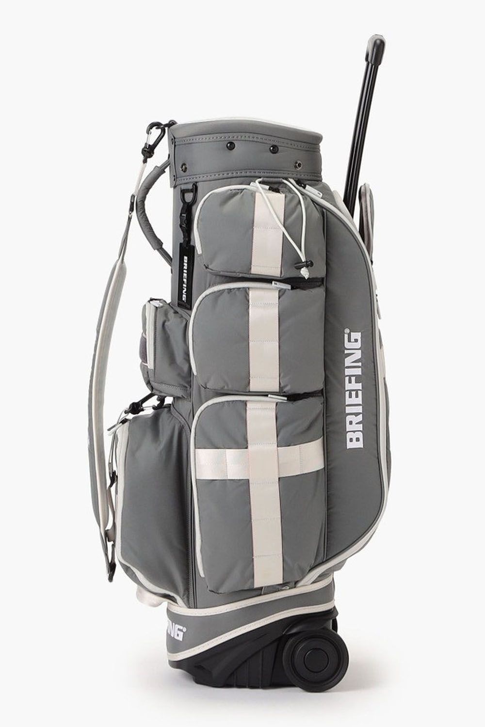 BRIEFING CR-6 キャディバッグ ブラック/シルバー【限定色】おまけ付
