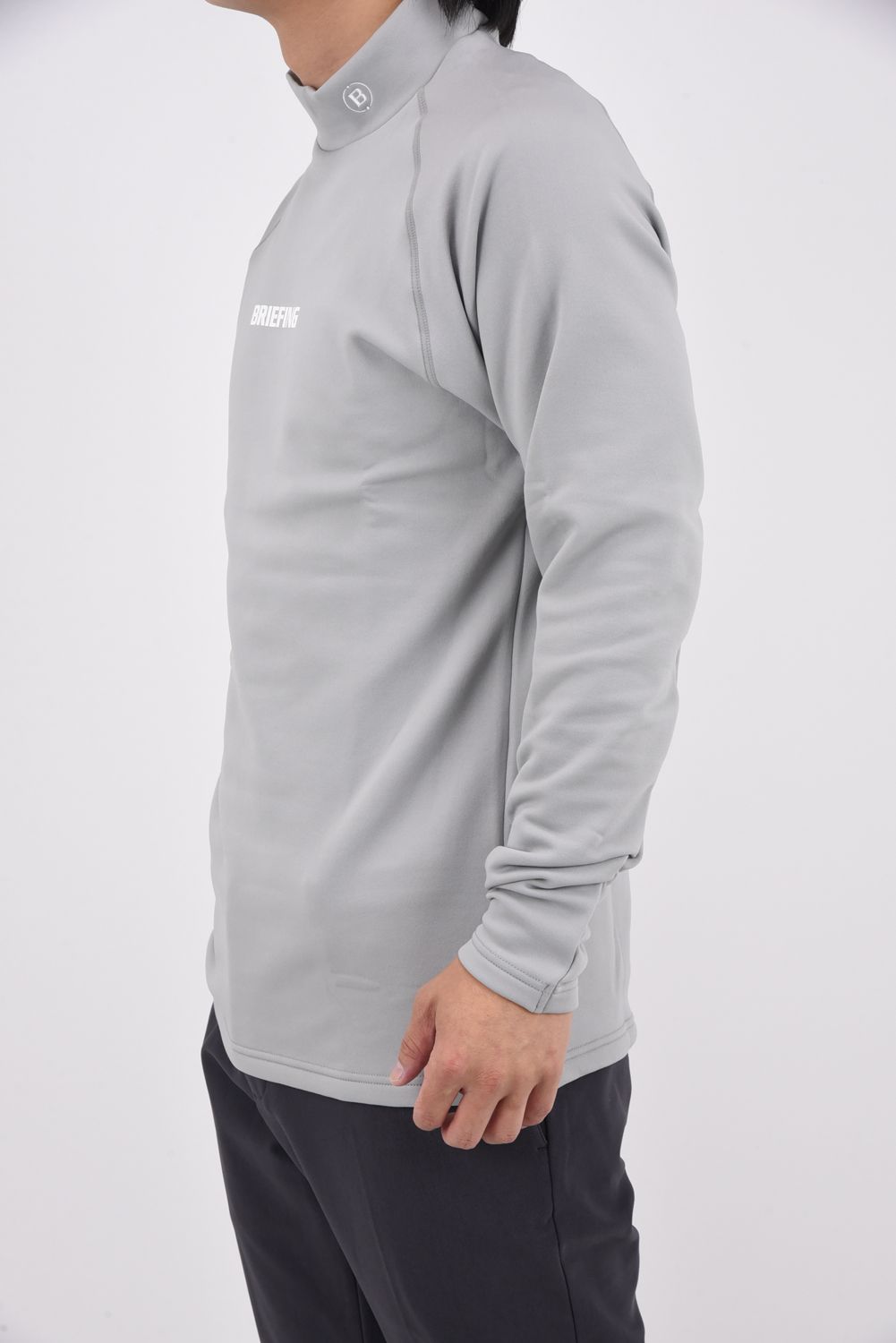 BRIEFING - 【25AW】 MEN'S WARM LS HIGHNECK / 裏起毛 ブランドロゴ