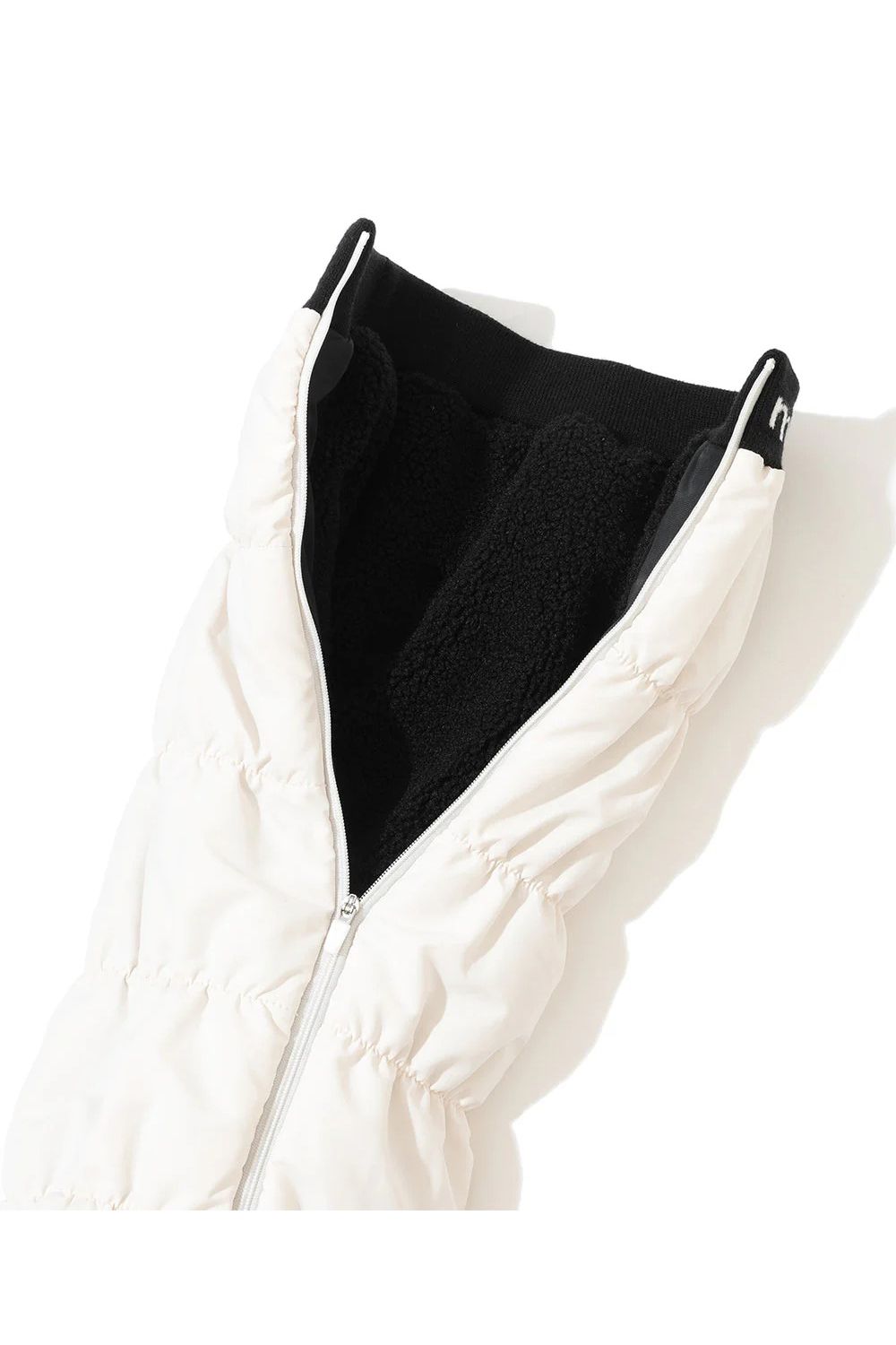 MARK&LONA - NODE PUFFY ZIP ON LEG WARMERS / サークルスカル刺繍 裏