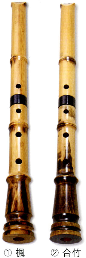尺八本体 竹製 琴古流5孔 2印 57.5㌢ 1.9寸管 尺八本体 竹製 琴古流5孔