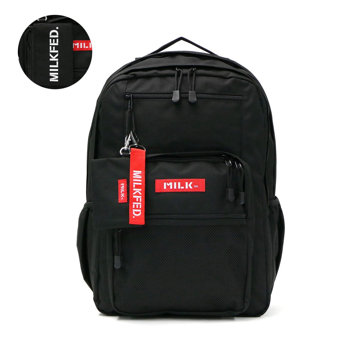 MILKFED. ミルクフェド W ZIP BACKPACK リュックサック 103202053019