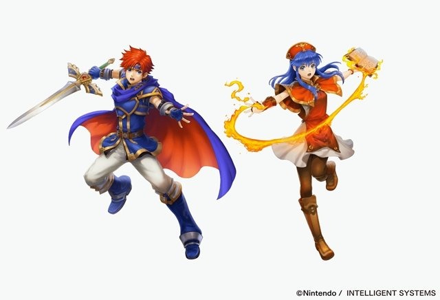 ファイアーエムブレム 封印の剣』ロイとリリーナが、凛々しい姿で