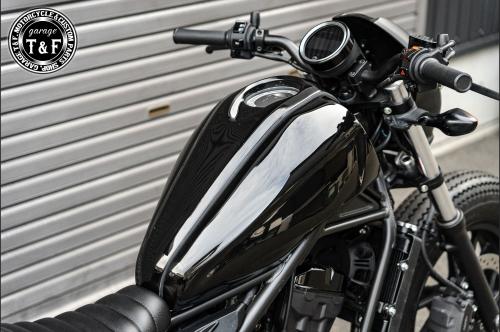 有限会社ガレージT&F / レブル250 ガソリンタンクカバーVer1(3ピース構造)