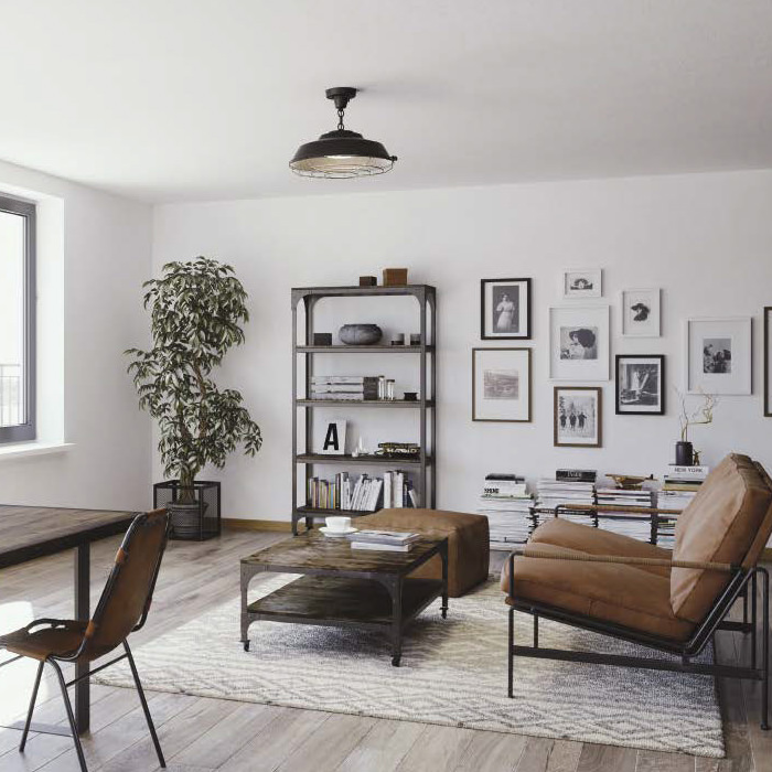 リモコン式 インダストリアル ペンダントライト ~12畳・ビンテージ