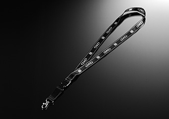 ネックストラップ ブラック×ホワイト【HA523】 / ファッション