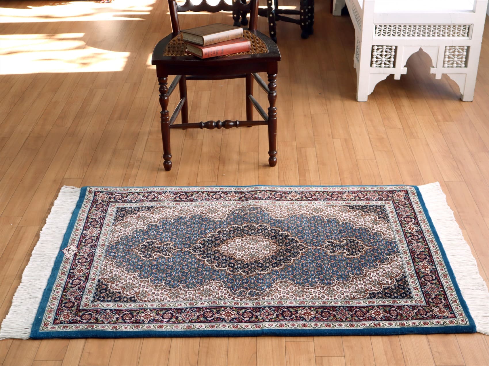 大判 ペルシャ絨毯 398×296cm イラン産 手織り 手織り ペルシャ絨毯