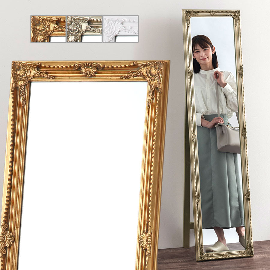 アンティーク調ミラー Eタイプ ミラー ドレッサー おしゃれ ぼん家具