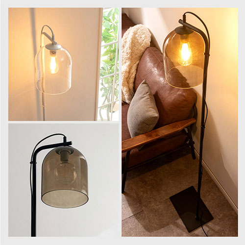 フロアライト ガラスシェード 照明 ライト スタンドライト おしゃれ