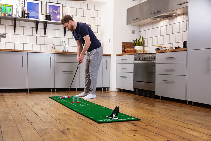 ジオテックゴルフ公式通販サイト / PuttOUT ミディアムパターマット グレー