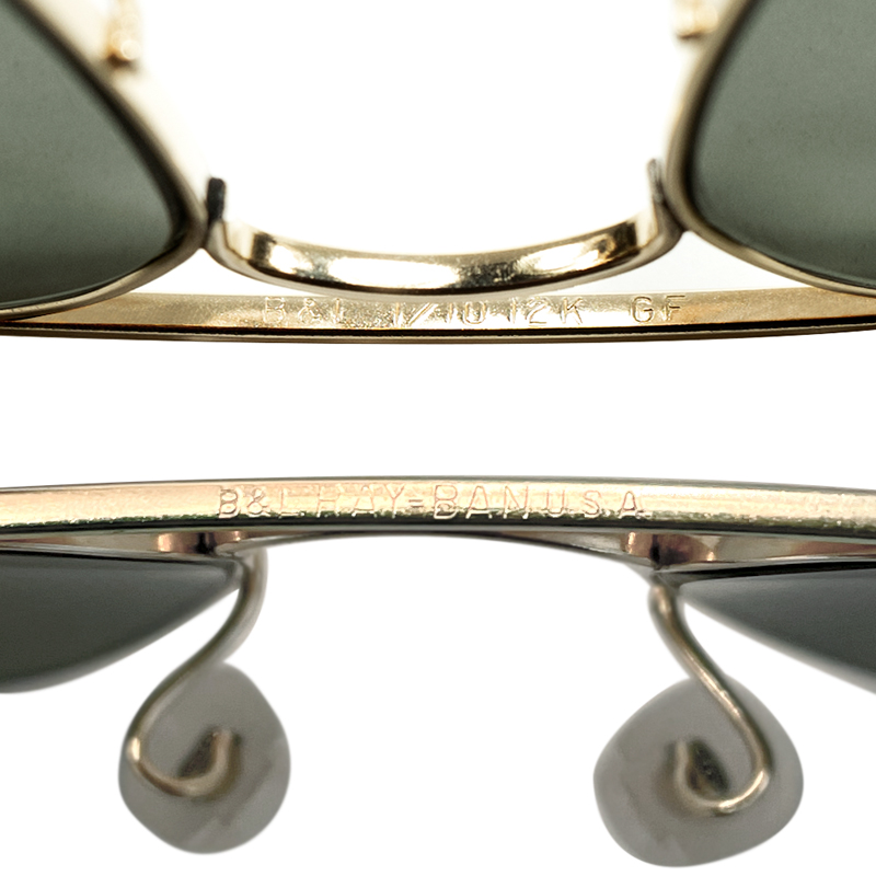 GIG LAMPS 1950s-1960s B&L RAYBAN CARAVAN 1/10 12KGF size 58/16