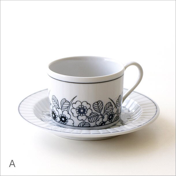 カップ＆ソーサー おしゃれ 磁器 かわいい マグカップ＆プレート 美濃