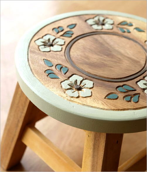 スツール 木製 椅子 ミニスツール 玄関 花台 ミニテーブル ウッド