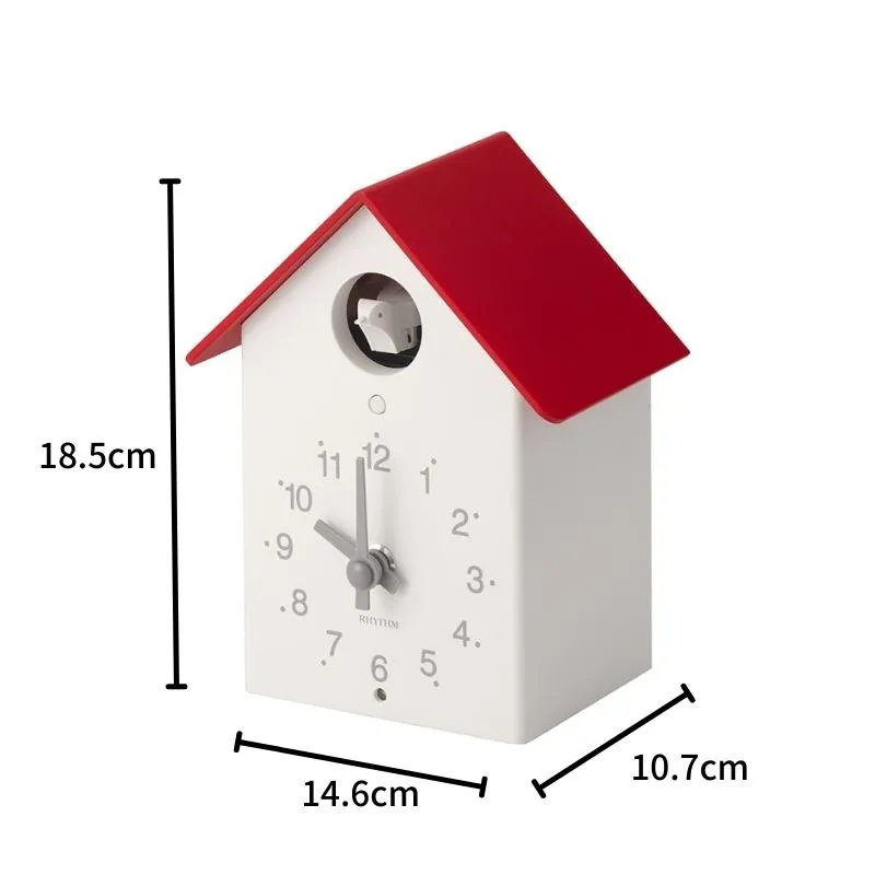 リズム ふいごカッコー 掛置兼用カッコー時計(アカ)｜ギフトプラザ