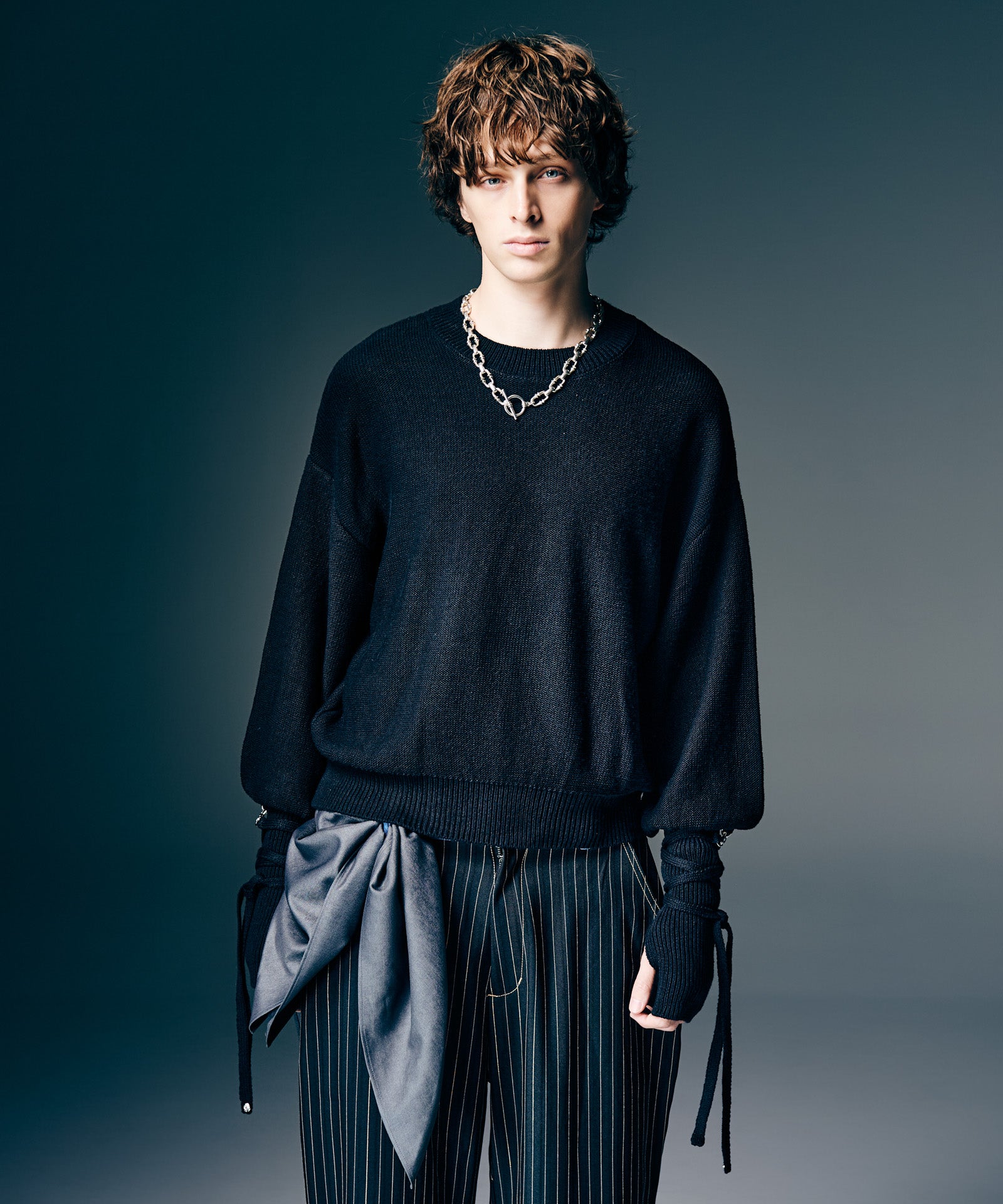 GB0126/KNT05 : Blow Creed Knit / ブロウクリードニット | glamb