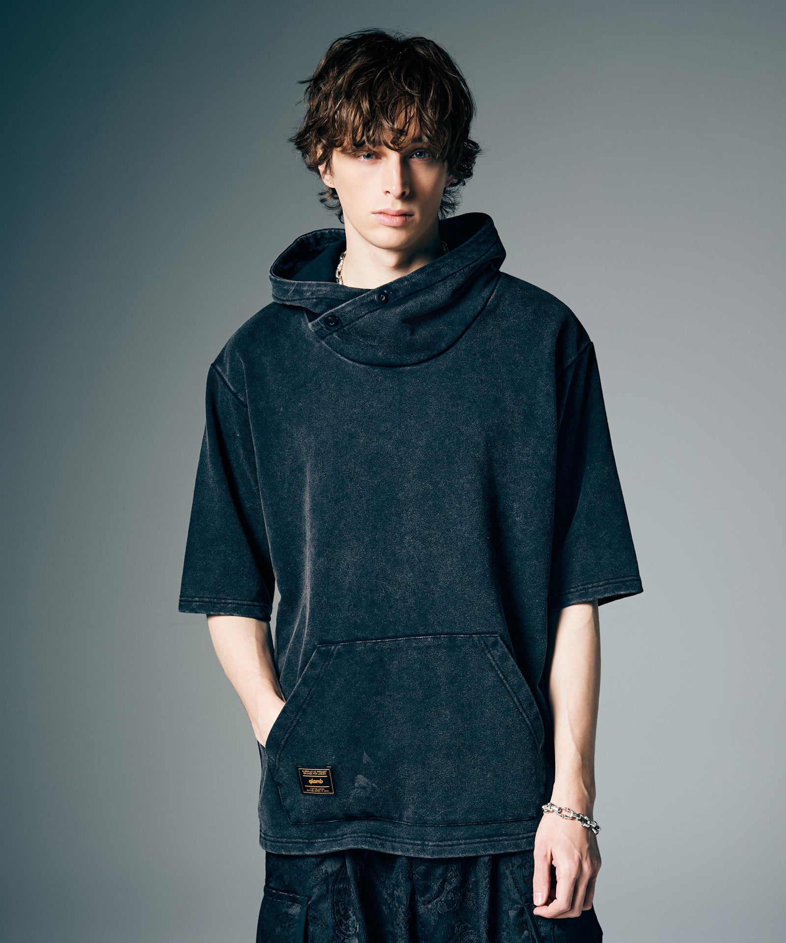 GB0226/CS23 : Aged Pile Hoodie / エイジドパイルフーディ | glamb