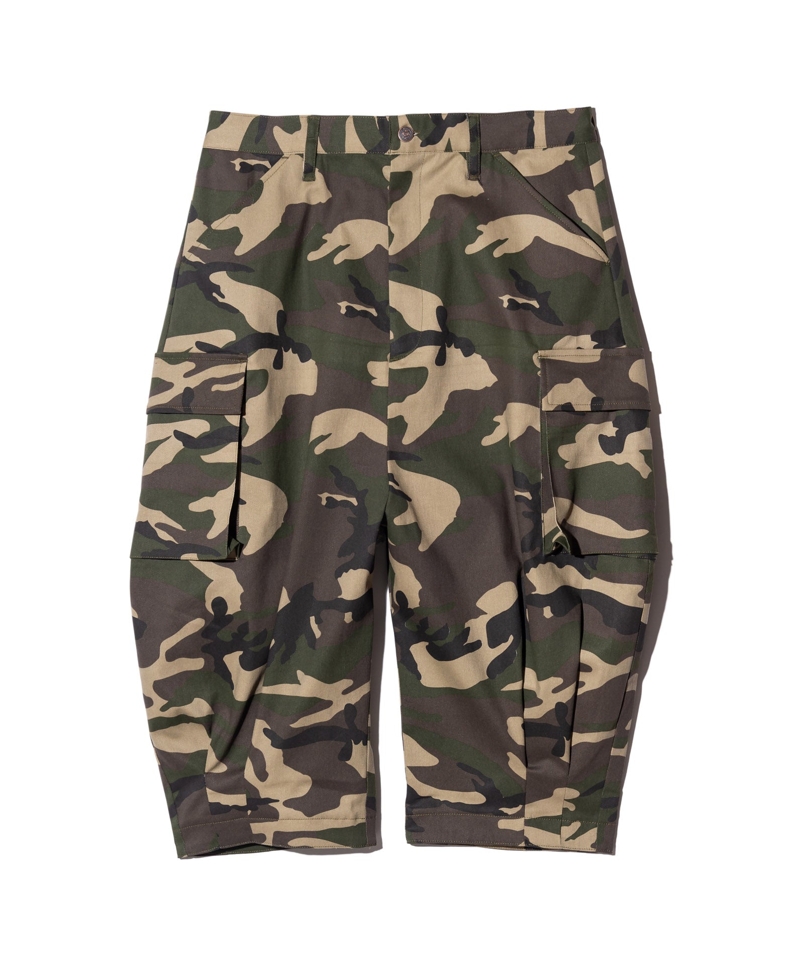 GB0125/P04 : Cropped Sarrouel Cargo Pants / クロップドサルエル