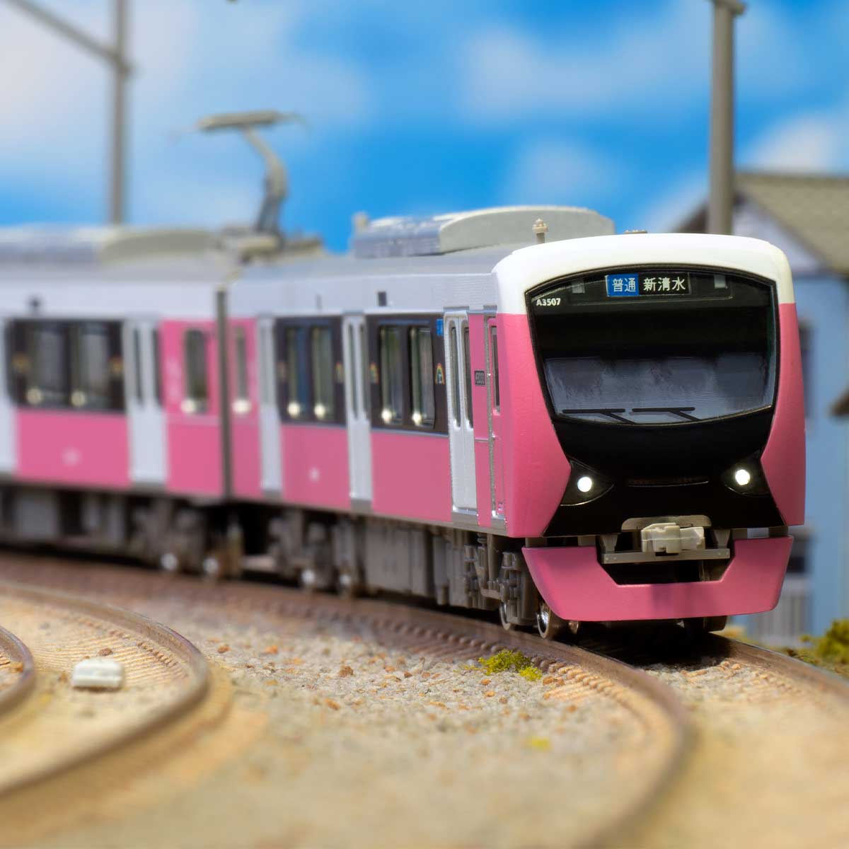 32052＞静岡鉄道A3000形（プリティピンク）2両編成セット（動力付き