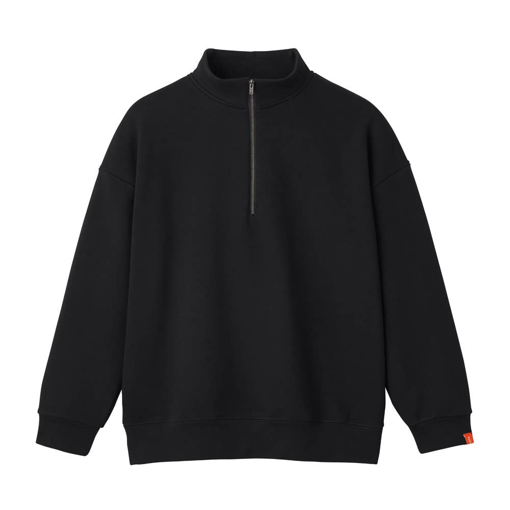 FR2 GOLF ハーフジップ スウェット プルオーバー 長袖 黒 M FR2 GOLF