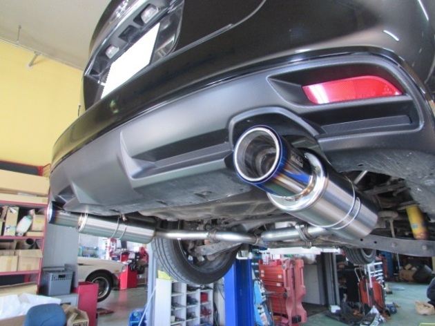 スバル レヴォーグ VMG HKS Hi-Power Spec L2 取り付け｜自動車