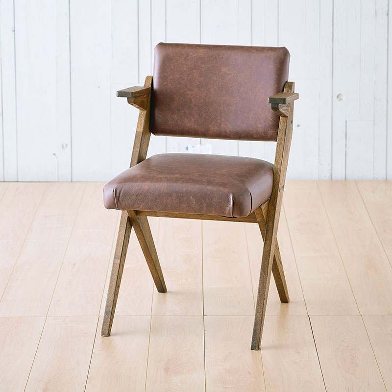 ラスト2脚】ナチュラルウッド アームチェア ZETT アームチェア