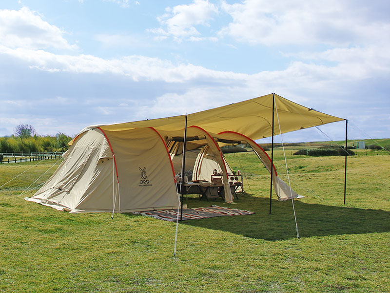 訳ありジャンク品☆DODカマボコテント2 DOD カマボコテント2(ベージュ