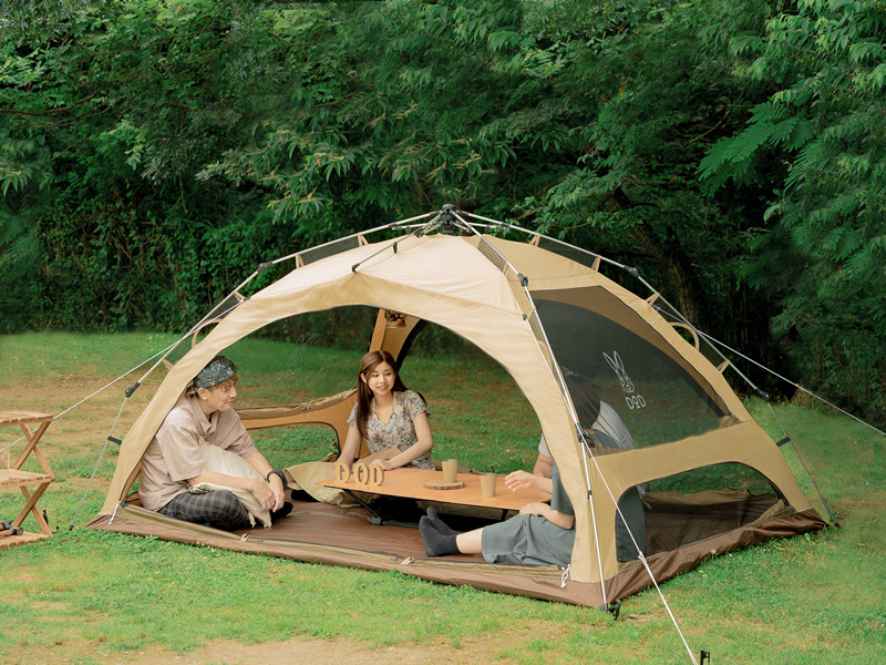 わがやのテントL（タン） T5-869-TN - DOD（ディーオーディー）【公式