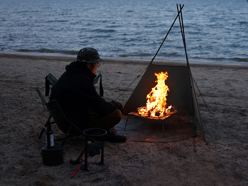 販売終了】タキビノムコウ（カーキ） WS3-786-KH - DOD（ディーオー