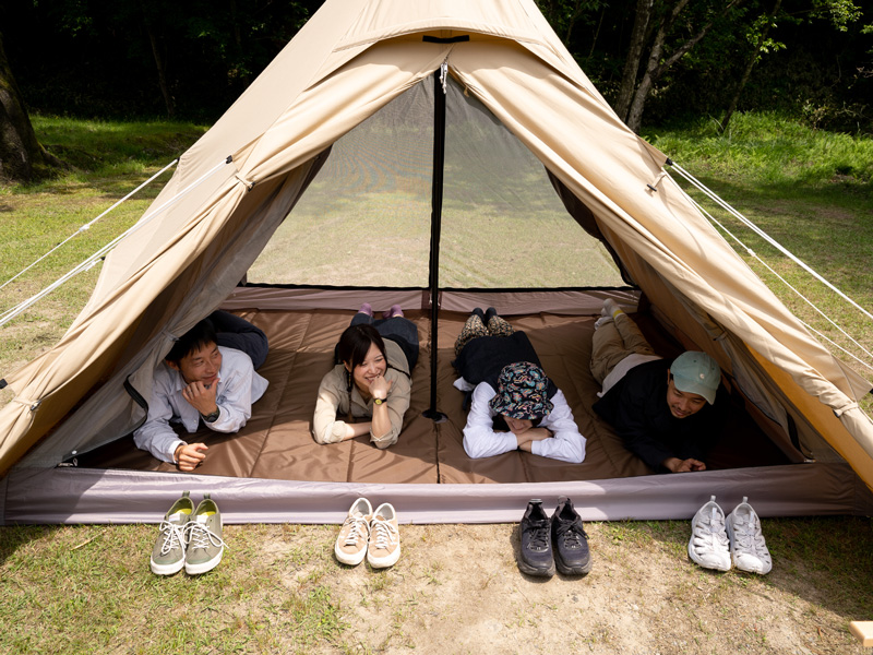 dod ワンポールテント(m)＋グランドシート付き DOD ワンポールテントM