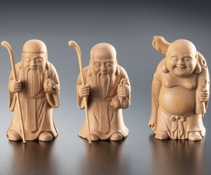 白檀 七福神 ー 三宝堂オンラインショップ
