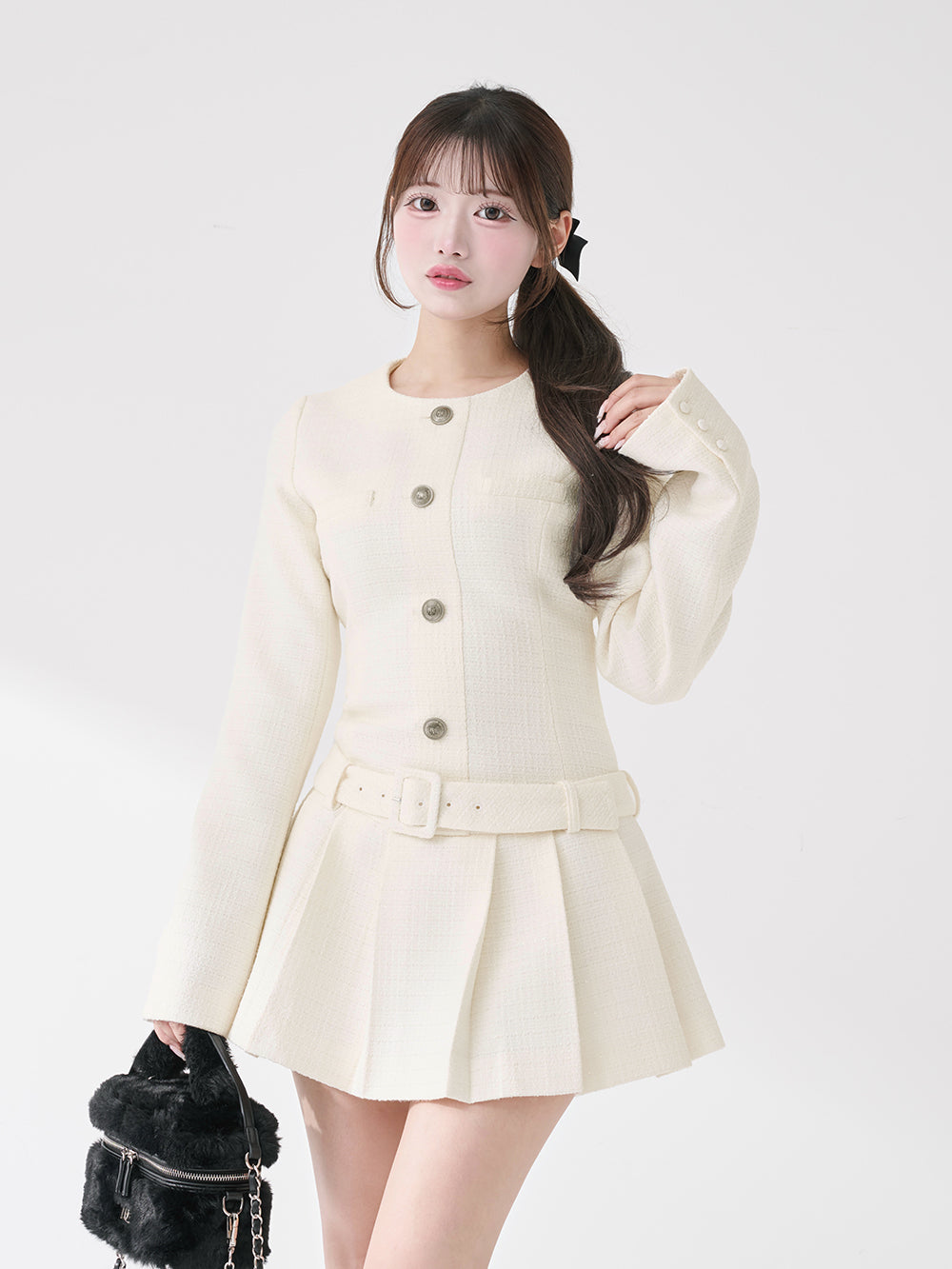 ビジューケープニットミニワンピース – Darich (ダーリッチ)