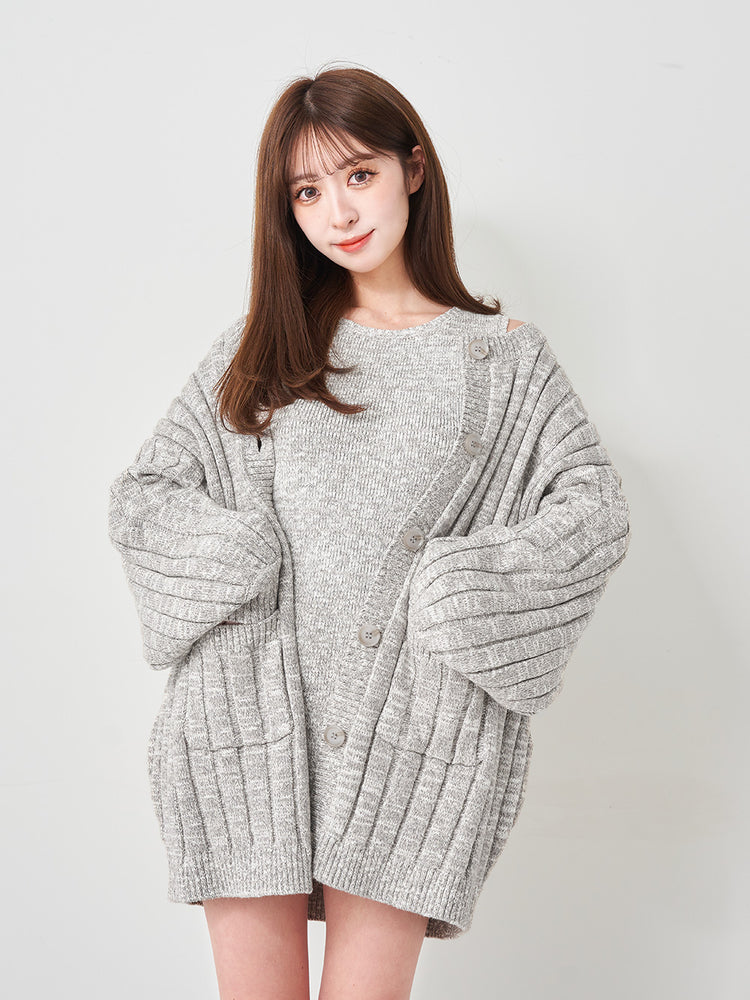 Darich シャーベットアンサンブルニットミニワンピースFLサイズ