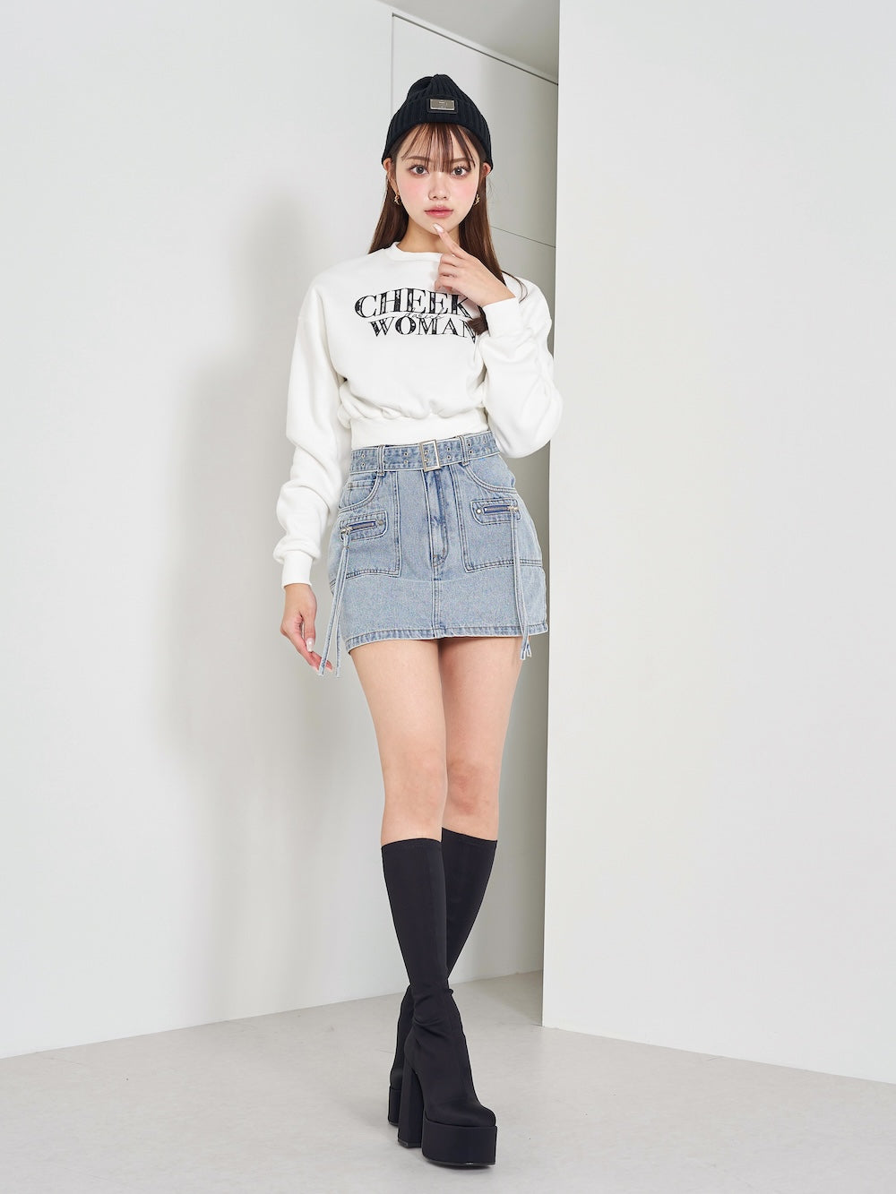 デザインケミカルミニスカート – Darich (ダーリッチ)